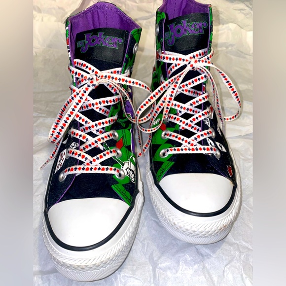 Converse Joker’s Wild DC X Converse Limited Edition High Tops Unisex - Picture 3 of 8